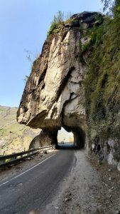 Kalpa Suicide Point overlooking Kinnaur Kailash, Himachal Pradesh