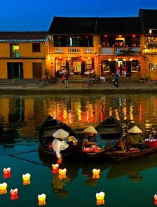 Colorful lanterns at Hoi An Lantern Village, Da Nang, Vietnam, showcasing traditional Vietnamese craftsmanship